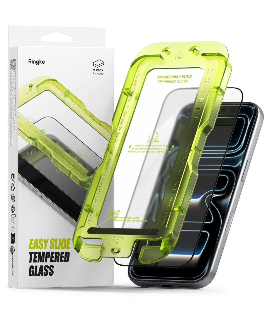 iPhone 17 Pro Max - Ringke Easy Slide Tempered Glass (2x)