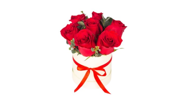 Red Roses Flower Box