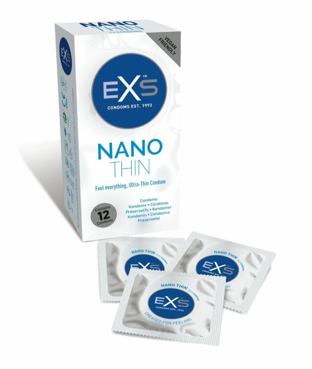 EXS NANO THIN CONDOMS 12 PACK