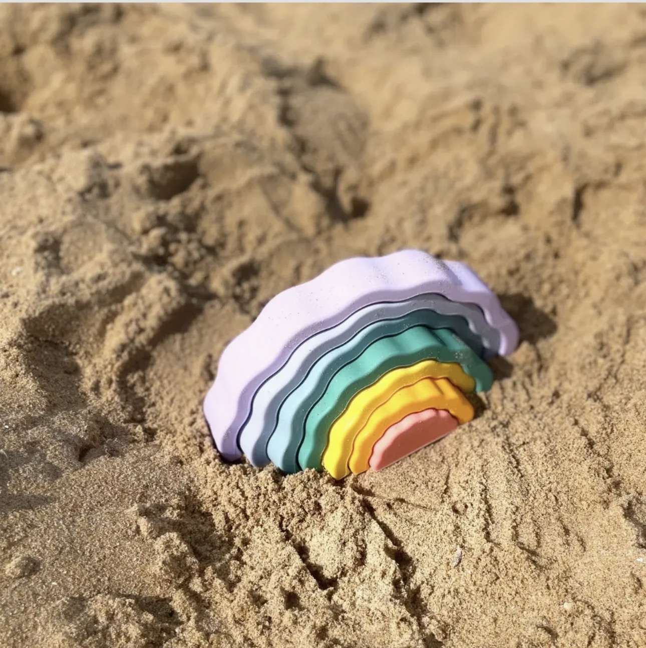 Montessori Educational Toy - Stackable Rainbow