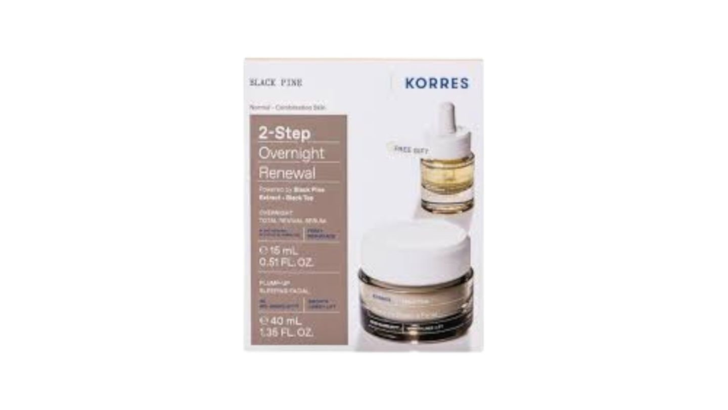 Korres Set Black Pine Face And Serum