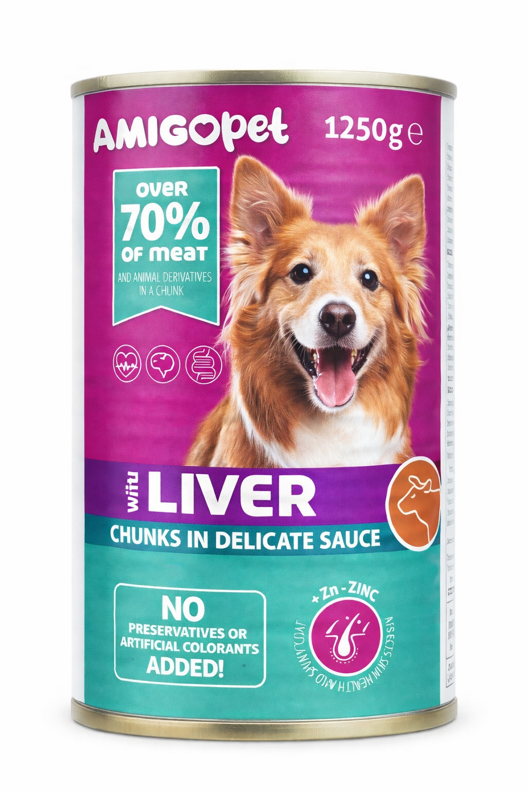 amigo dog food liver