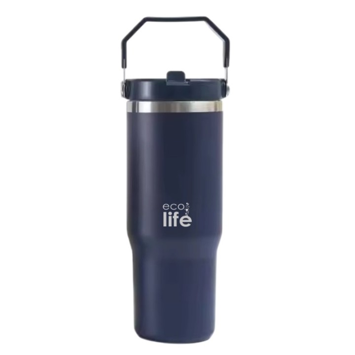 ECOLIFE FLOW TUMBER/HANDLE LID 90CL/900ML BLUE