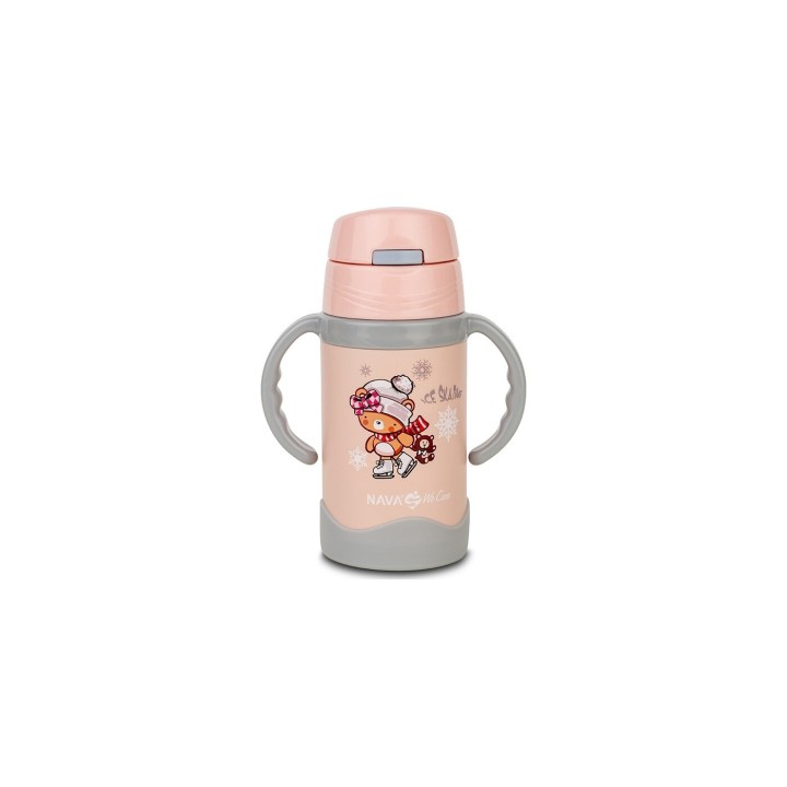 nava Thermos Bottle Stainless Steel We Care pink 300ml