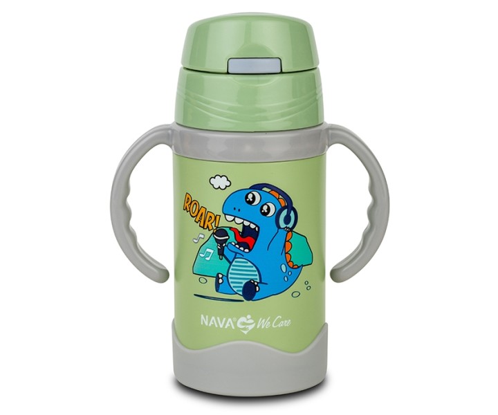 Nava Thermo Bottle Stainless Steel We Care Green 300Ml
