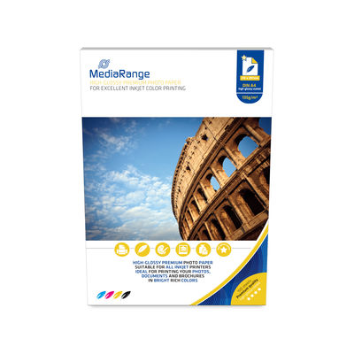 MediaRange 210 x 297mm Photo paper for inkjet printers, high-glossy, 135g