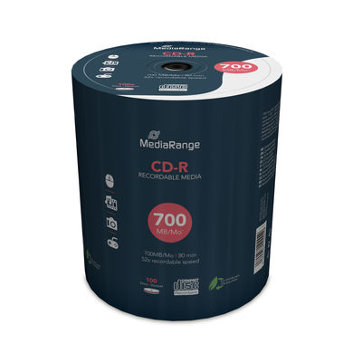 MediaRange CD-R 52x 700MB/80min Cake100