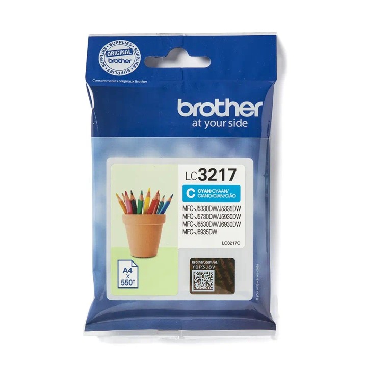LC3217C (S) BROTHER CYAN INK 550P MFC-J5330/5335/5730/5930/6530/6930/6935