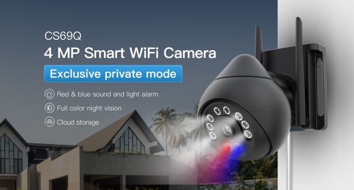 Vstarcam outdoor camera 4MP Full HD Black