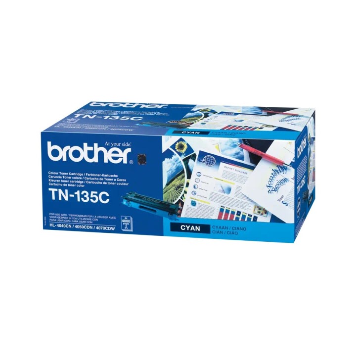 TN135C(S) BROTHER CYAN TONER 4000P HL4040/4050/DCP9040/9042/MFC9440/9450/9840
