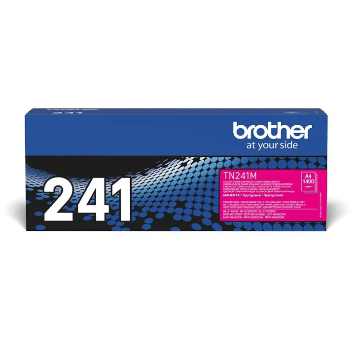 TN241M BROTHER MAGENTA TONER 1400P (HL3140-3170-DCP9020-MFC9140-9330)