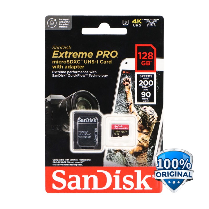 SanDisk Extreme Pro MicroSDXC UHS-I 128GB 200MB/s
