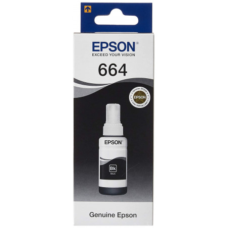 Epson T664 Black Ink Bottle