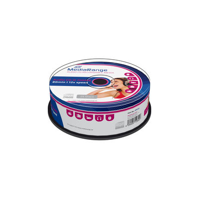 MediaRange AUDIO CD-R 52x 80min Cake 25