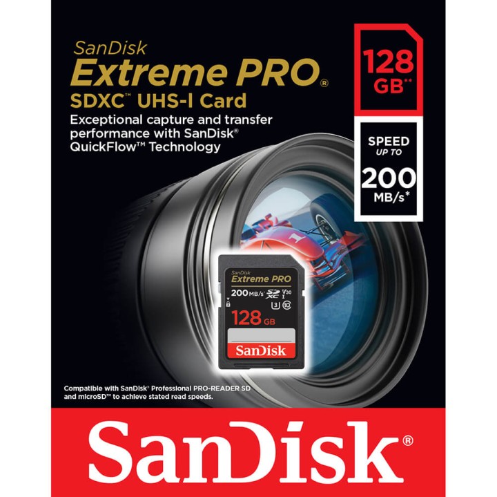 SanDisk Extreme PRO SDXC UHS-I 128GB 200MB/S