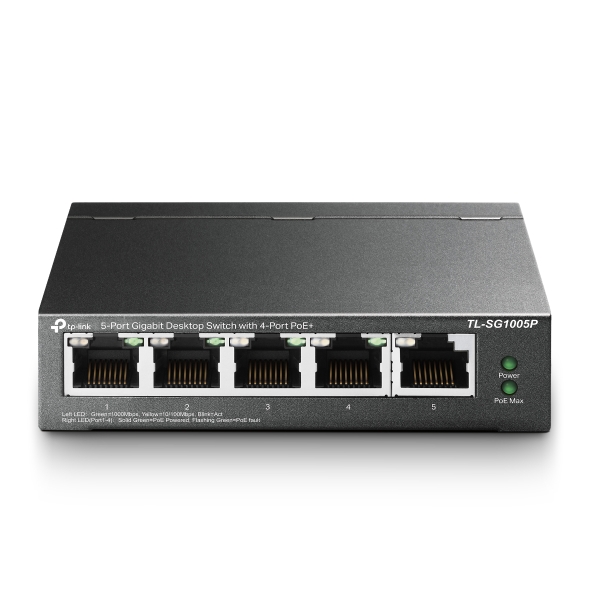 TP-Link 5-Port Gigabit Desktop Switch with 4-Port PoE+
