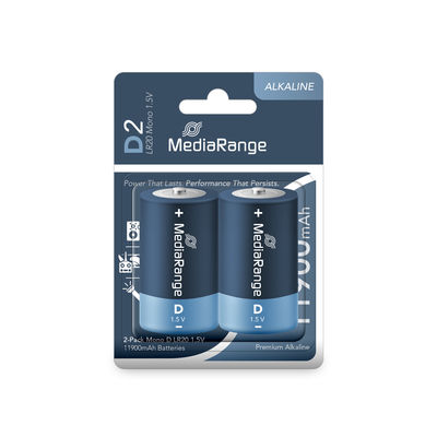 MediaRange Premium Alkaline Battery Mono D|LR20 1.5V Pack2