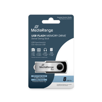 MediaRange USB Flash Drive 8GB