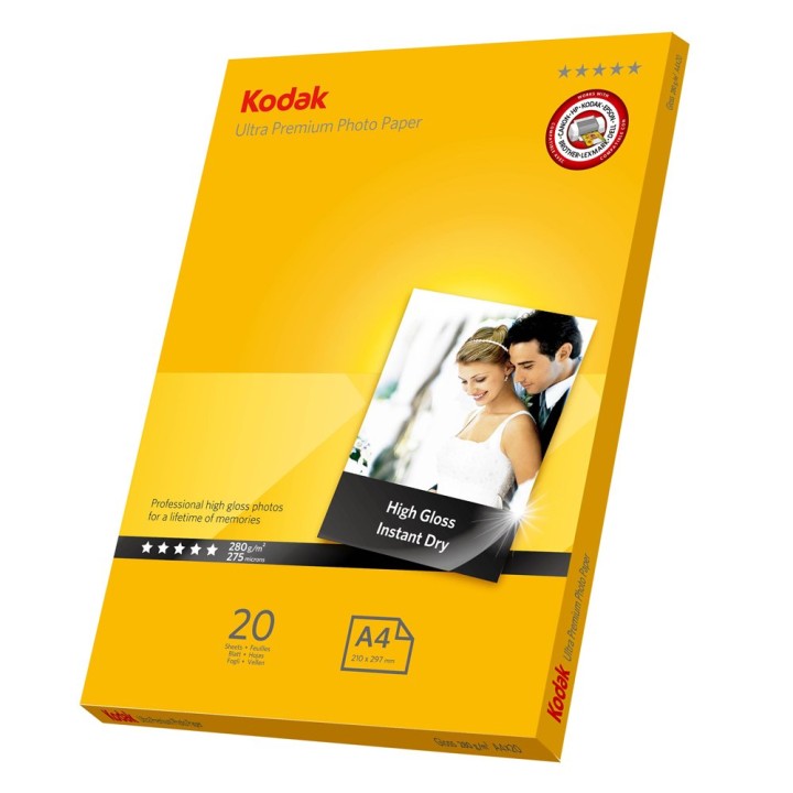 KODAK A4 280GR 20SH. HIGH GLOSS PHOTO PAPER