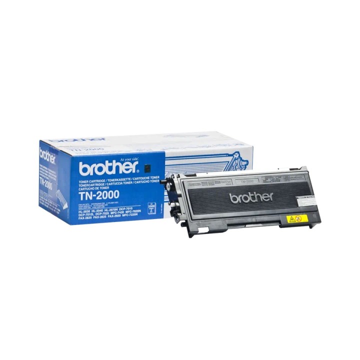 TN2000 (D) BROTHER BLACK TONER 2500P HL2030/2040/2070 MFC7820/7420 DCP7010-FAX2820