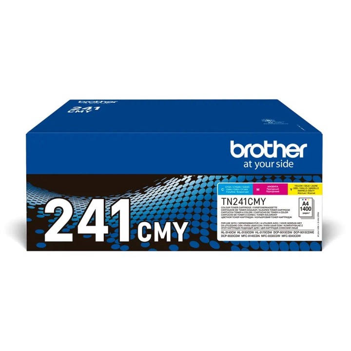 TN241CYM BROTHER BLACK TONER 2500P (HL3140-3170-DCP9020-MFC9140-9330)