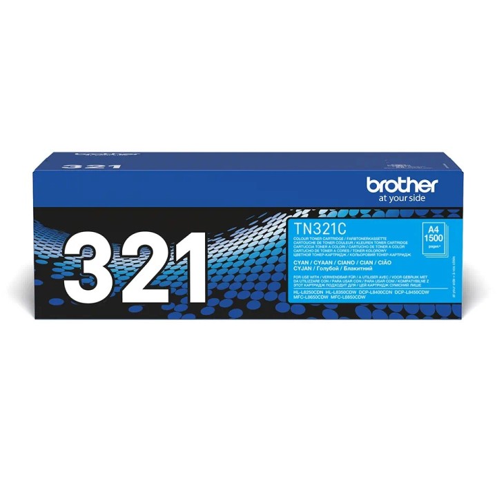 TN321C BROTHER CYAN TONER 1500P HLL8250CDN/DCPL8400CDN