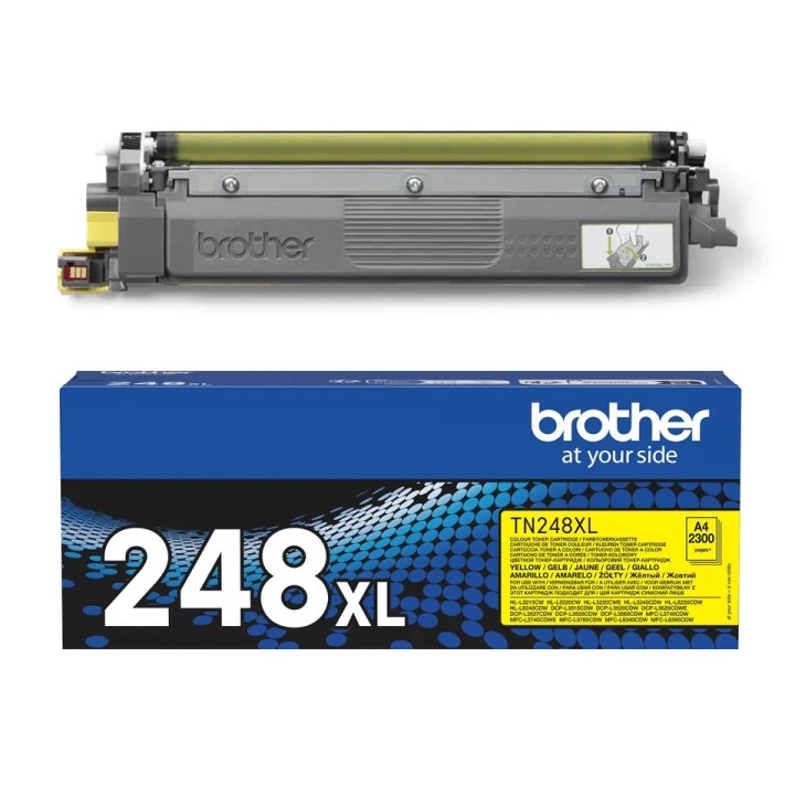 TN248XLY BROTHER YELLOW TONER 2300 Pages (HL-L3220/3240/DCP-L3520/3560/MFC-L3740/3760)
