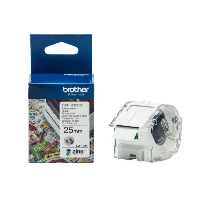CZ1004 BROTHER Roll Cassette 25mm x 5M for VC500W