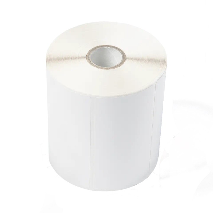 PREMIUM COATED THERMAL TRANSFER WHITE LABELS ROLL 102 x 74mm (1000 labels) for TD4xxx SERIES (Requires ink ribbon) x6
