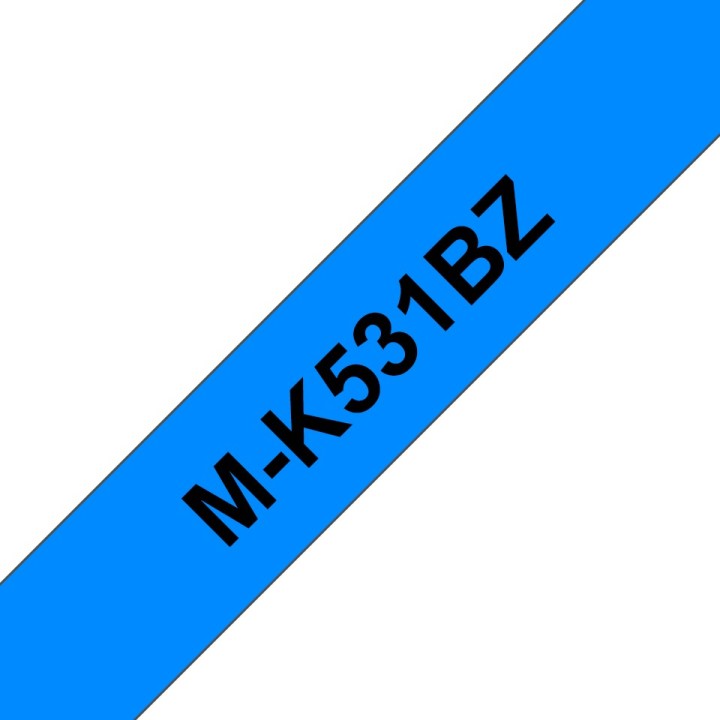 MK531BZ (D) (Blister) 12mm Black On Blue Tape
