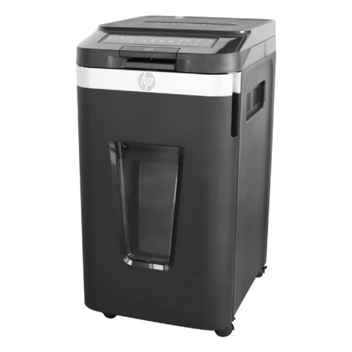 HP Pro Shredder Auto 400CC Shred capacity (sheets A4, 80g) x10, Bin capacity L53, Color Black, 2822