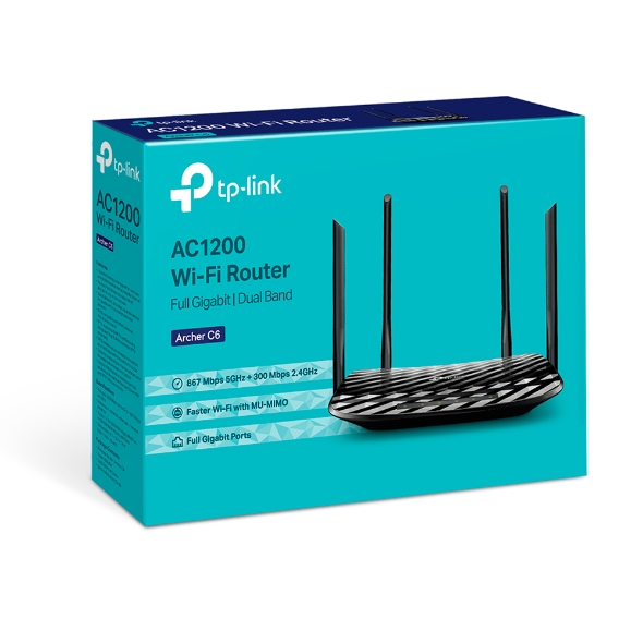 TP-Link AC1200 Wireless MU-MIMO Gigabit Router