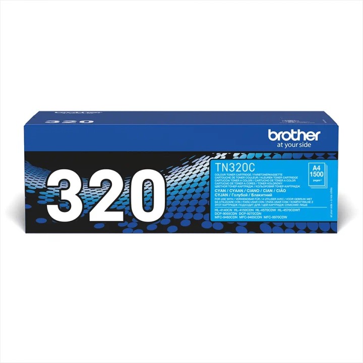 TN320C BROTHER CYAN TONER 1500P HL4140/4150/4570-DCP9055/9270