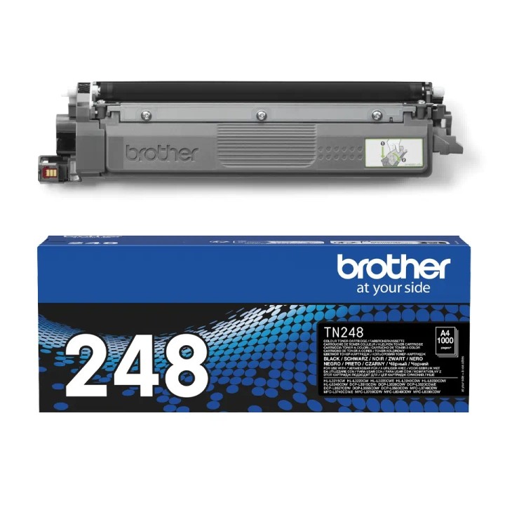 TN248BK BROTHER BLACK TONER 1000 Pages (HL-L3220/3240/DCP-L3520/3560/MFC-L3740/3760)