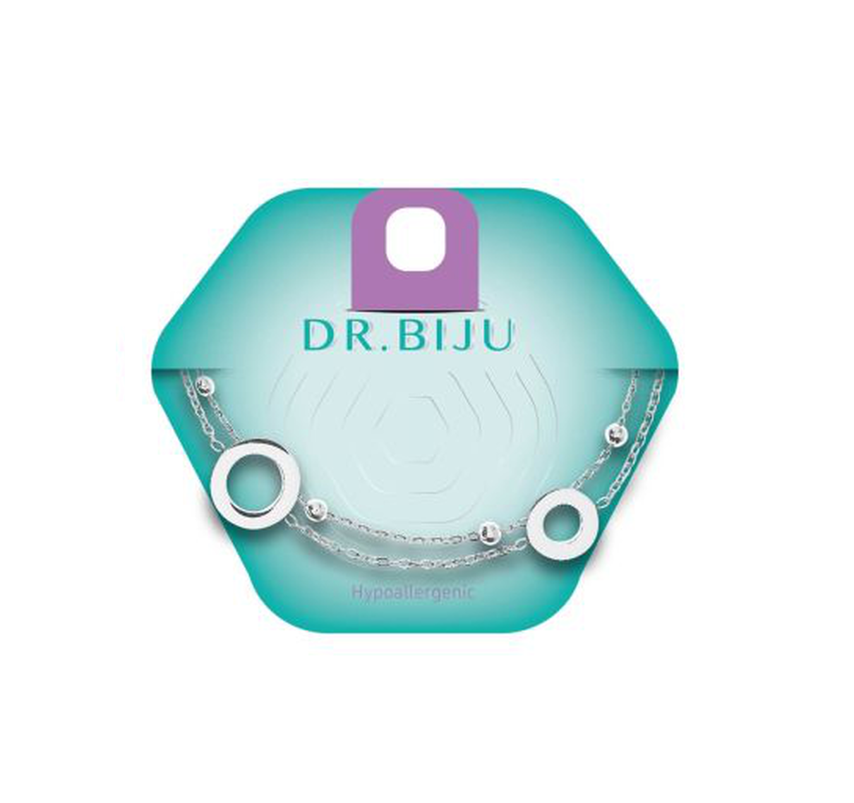 Dr. Biju Bracelet circle 11mm white bronze