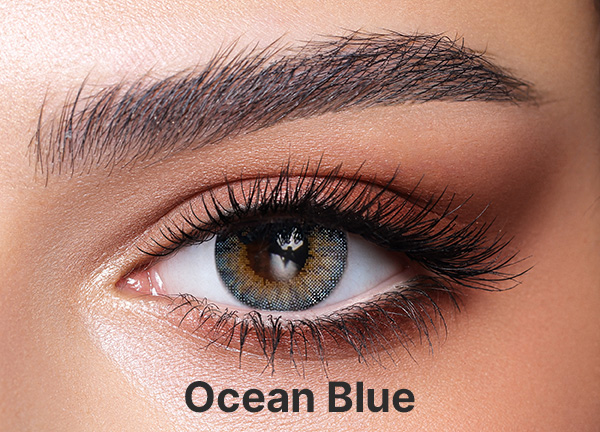 Bella One Day  Ocean Blue (10 Pack) - Blue Colored Lenses - Power = -3