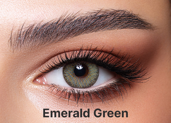 Bella Elite  Collection Emerald Green - Green Colored Contact Lenses - Power = -2.75