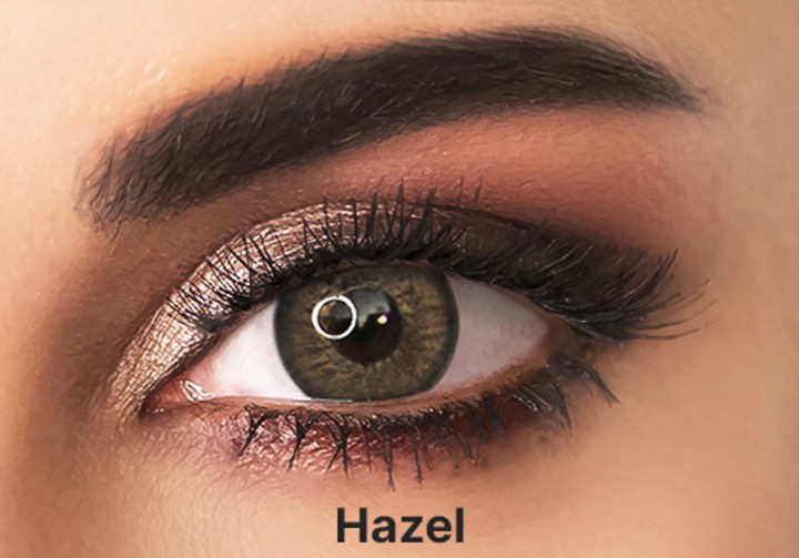 Adore Pearl Hazel - Green Colored Contact Lenses - Power = +0