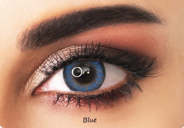 Adore Bi-Blue - Blue Colored Lenses - Power = -2.75