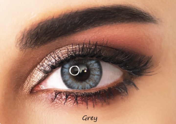 Adore Bi-Gray - Gray Colored Contact Lenses - Power = -3.5