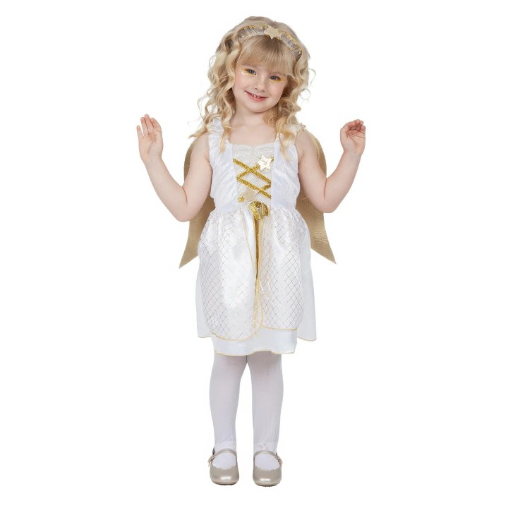 Angel Girl Deluxe Baby Kids Fancy Dress Costume - Size 2T