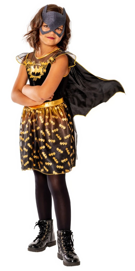Batgirl Deluxe Costume For Girls Size: L