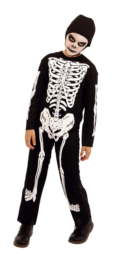 Skeleton Day Of Dead Costume - Size Large