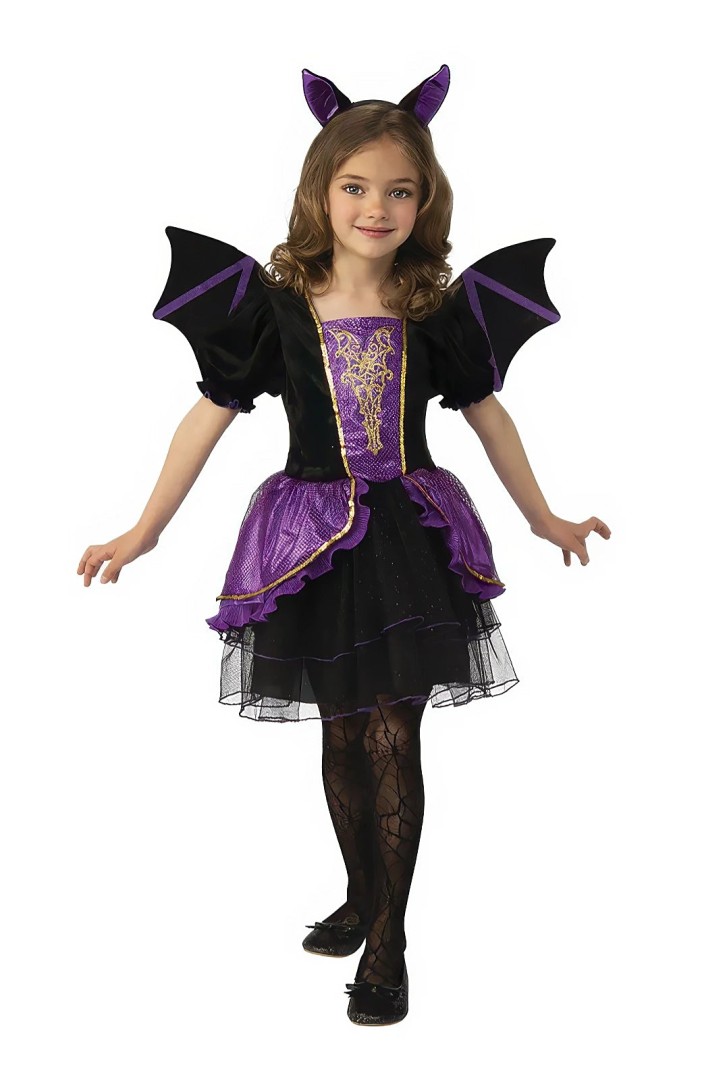 Little Bat With Wings Child Costume Size: L