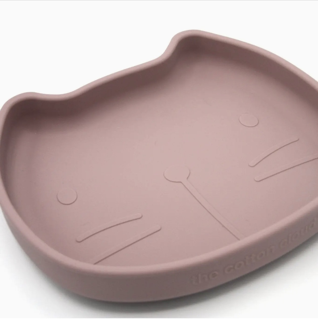 Silicone Dish with Suction Plate Pippa Dusty Mauve
