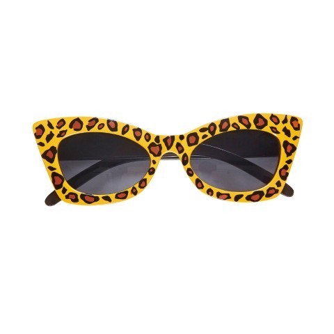 Leopard Rockabilly Glasses