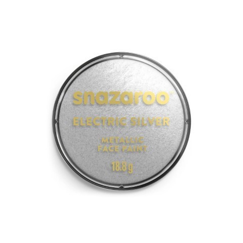 Snazaroo Face Painting Metallic Electric Silver 18ml