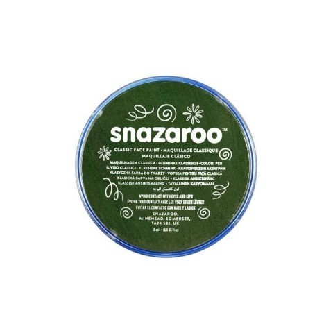 Snazaroo Face Painting Dark Green 18ml