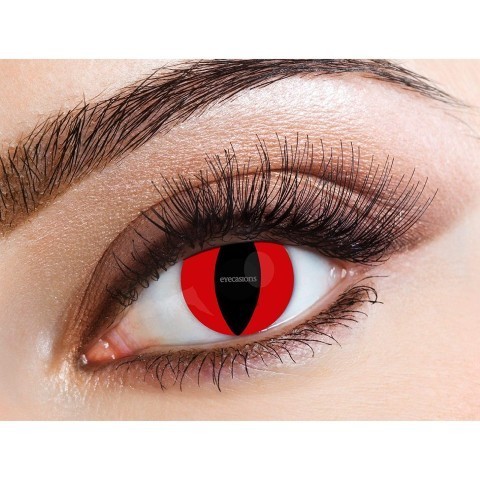 Fashion Contact Lenses - Red Cat