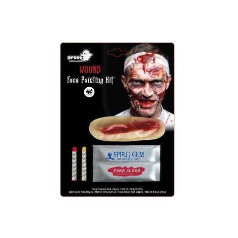 Make Up Scar Kit Latex Cut with Fake Blood
